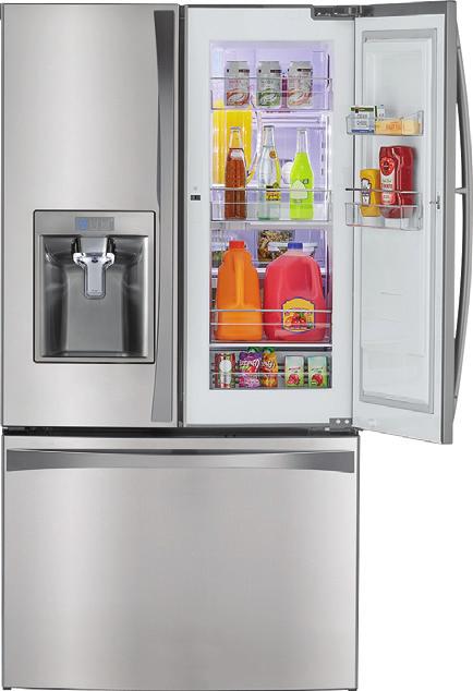 21 36% 3 5TH BURNR refrigerator with Grab-N-Go door 497 04673163 Reg. 38. Additional discounts 157 AV 1500 28.5-cu.