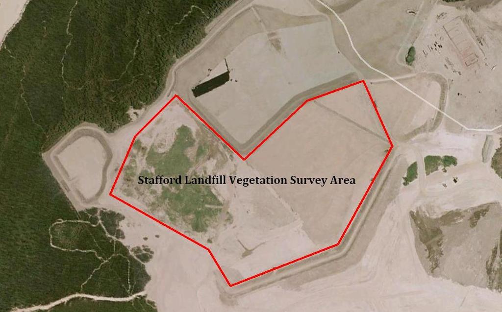 Stafford Landfill Vegetation Description Species Cover and Composition Prepared by Joseph Arsenault July 2010 Purpose: Documentation is needed to characterize the Stafford Township landfill