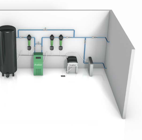 1. A multiple compressor set up offers efficiency and complete compressed air back up.