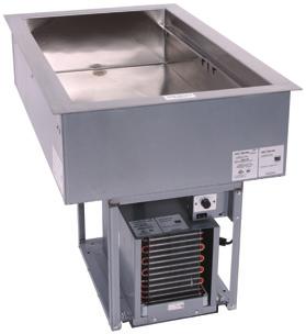 x 470mm x 686mm) Pan Capacity 2 Full-size steam pans (GN 1/1) 100-CW Cold Well 200-CW