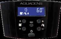 When AGUAdens is used in combination with storage tanks, the control board -through the