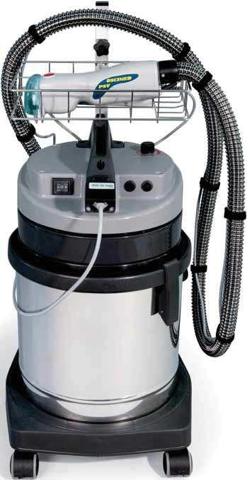 column, 40 litres / sec. Length of suction hose : 2.5 meters.