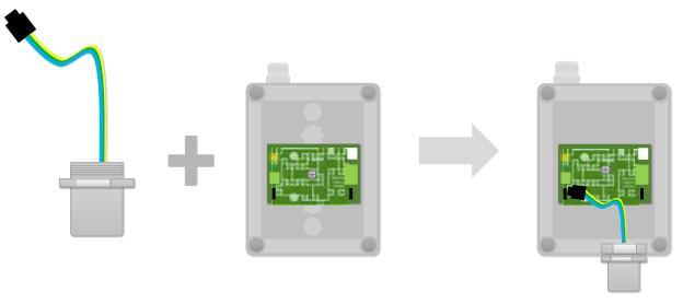 All important data and measured values of the sensor element are stored fail-safe in the µcontroller and transmitted digitally via the local bus to the sensor board SB2 or MSB2.