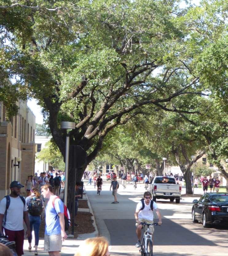 mobility: Campus Mobility 1. Create a pedestrian-focused campus environment. 2.