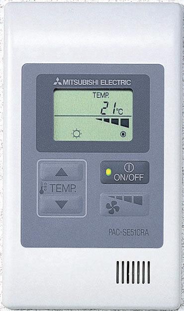 Building Air conditioning HAND-HELD SIMPLE MA PAC-YT51CRA PAC-YT51CRA To simplify operation of the system, the range of controls has been limited to STARTSTOP, room temperature and fan speed The only