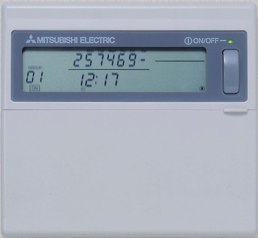 UP Building Air conditioning Schedule timer PAC-YT34STA The weekly schedule of up to 50 groups50 units can be controlled with one schedule timer.