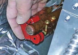 To avoid heat damage to grommets where present, remove these prior to brazing by sliding them over the refrigerant lines and out of the way. 5.