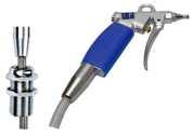 RFQ-SELECTA Spray Gun Rinser new model complete with 1,5 m tube, guide cone, standard set and 1/2" screwing