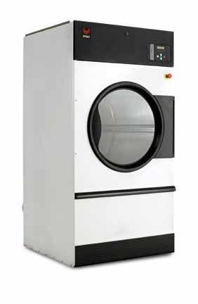 Industrial tumble dryers DR220 - DR270 - DR350 - DR490 - DR640 Features Large door opening for easy loading and unloading - extra strong hinge and reversible door Standard galvanized drum - oval drum