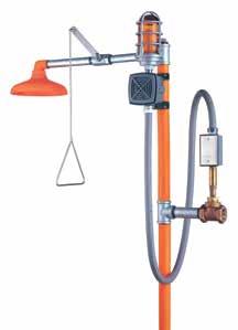 Emergency Showers Accessories Anti-Scald Valve Test Chute with Extension Rod and Bucket Can be ordered at time of purchase. Not a retrofit unit.