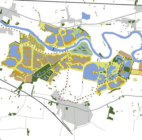 Newark to South Clifton Concept Plan River Trent Carlton on Trent CROMWELL Lock Potential for flood defence realignment LANGFORD LOWFIELDS BESTHORPE Langford Lowfields nature reserve Trent Valley Way
