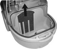 Maintenance and care Filter Maintenance or Replacement Inlet Filter 1. Unplug the vacuum from electrical outlet. 2.