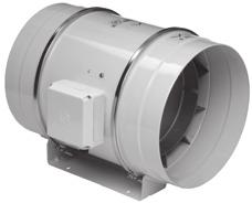 MODEL OVERVIEW The TD-MIXVENT series of in-line duct fans have been specially designed to maximize the airflow performance with minimal noise levels within the smallest and most compact of housing