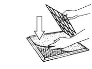 A dirty air filter can reduce air output resulting in a decrease in cooling capacity. Filter Removal Method 1.