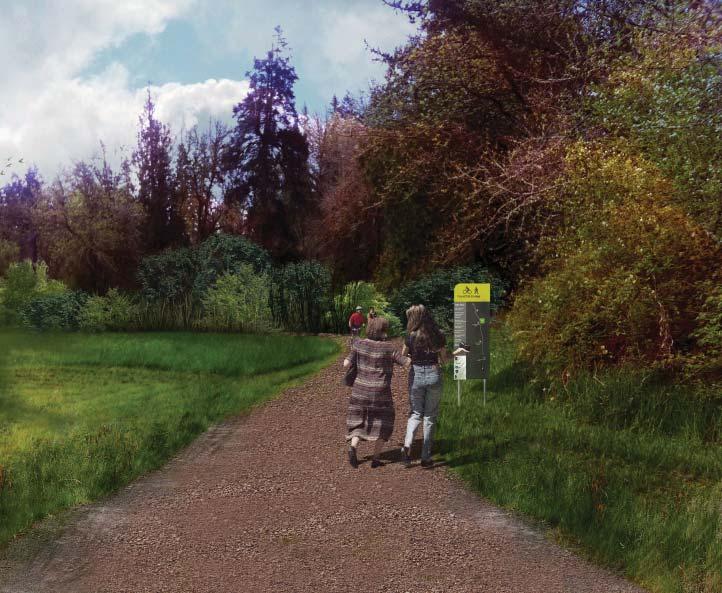 City of Hillsboro Trails Master Plan narrow ditch with little wildlife or stormwater management function.