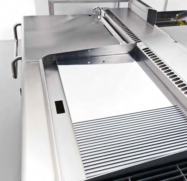 Griddle Oven Range includes - Drop down door with welded frame Fully welded and vitreous enamelled oven liner Cool touch stainless steel door handle Easy clean, installation and service Griddle