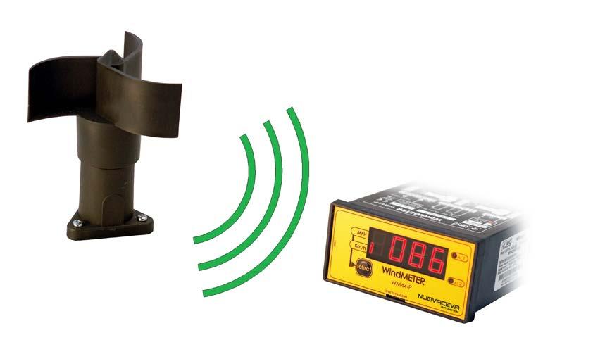 ANEMO 4403 Radio impulsive output Anemometer - Wireless Robust wind speed sensor,extremely resistant and flexible, Suitable for many different application.