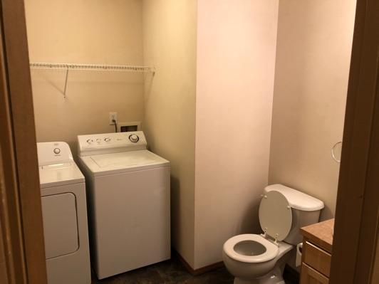 1. Location Materials: Basement Basement Bathroom 2. Room Ceiling and walls are in good condition overall. Accessible outlets operate. Light fixture operates.