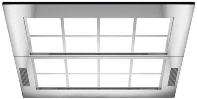 Accessories STANDARD COLLECTION CEILINGS CL70 Finishing: CL72 CL97 Lighting: LED square Finishing: CL195