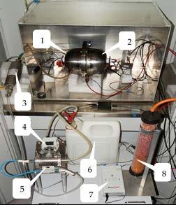 Apparatus for measurement of radon diffusion The device uses the electrostatic collection of charged particles for the detection of Rn decay products Two stainless steel hemispheres separated by