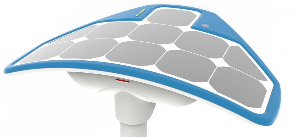 4. Introduction Pool Unit SOLAR PANEL The pool unit is charged by a set of solar cells ().
