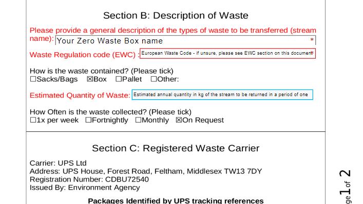 How to Fill in the Waste Transfer note via HelloSign?
