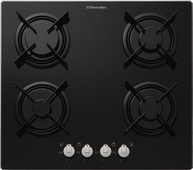 36 electrolux cooking electrolux cooking 37 EHT7830K 70cm gas on glass hob EHT60410K 60cm gas on glass hob EHG7815X 75cm gas hob with enamel pan supports EHG641 60cm gas hob with enamel pan supports