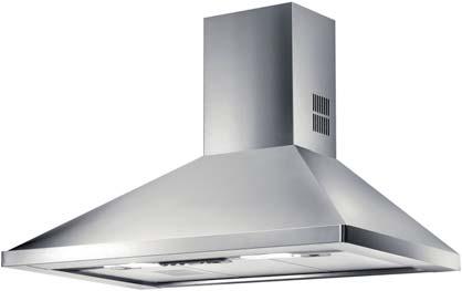 48 electrolux cooking electrolux cooking 49 EFC70710 Stainless steel and glass canopy chimney hood - extends from 60cm to 70cm using side trims EFC90001 / EFC70001 / EFC60001 Stainless steel chimney