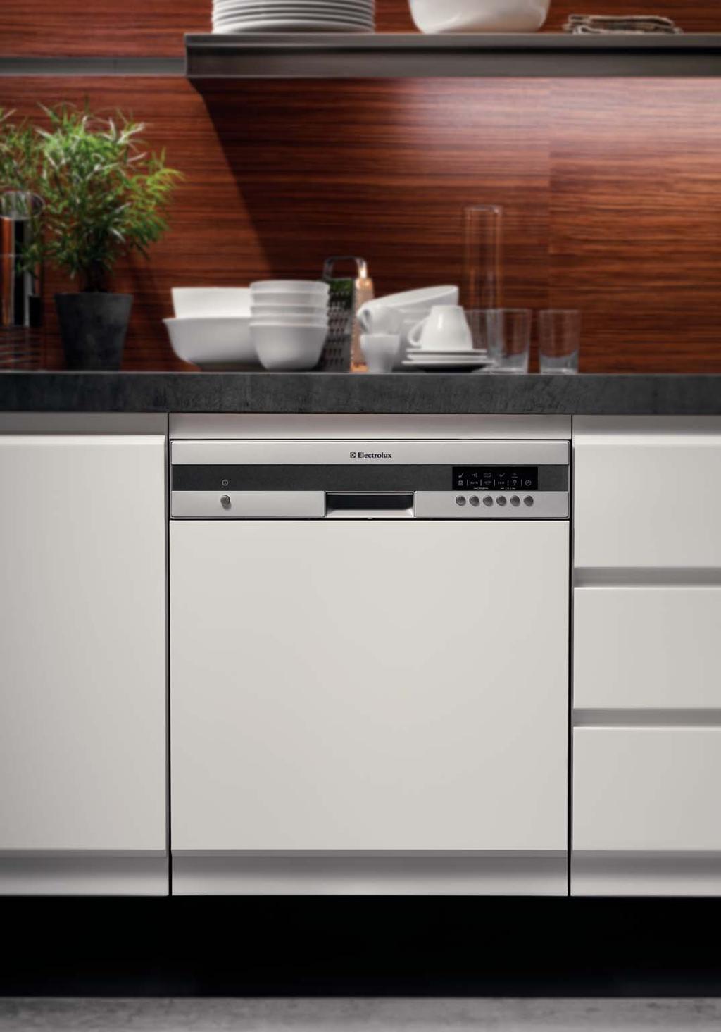 78 electrolux dishwashing electrolux dishwashing 79 Designs on the dishes Good looking models that think for themselves, our latest dishwashers will wash everything from pots and pans to fine