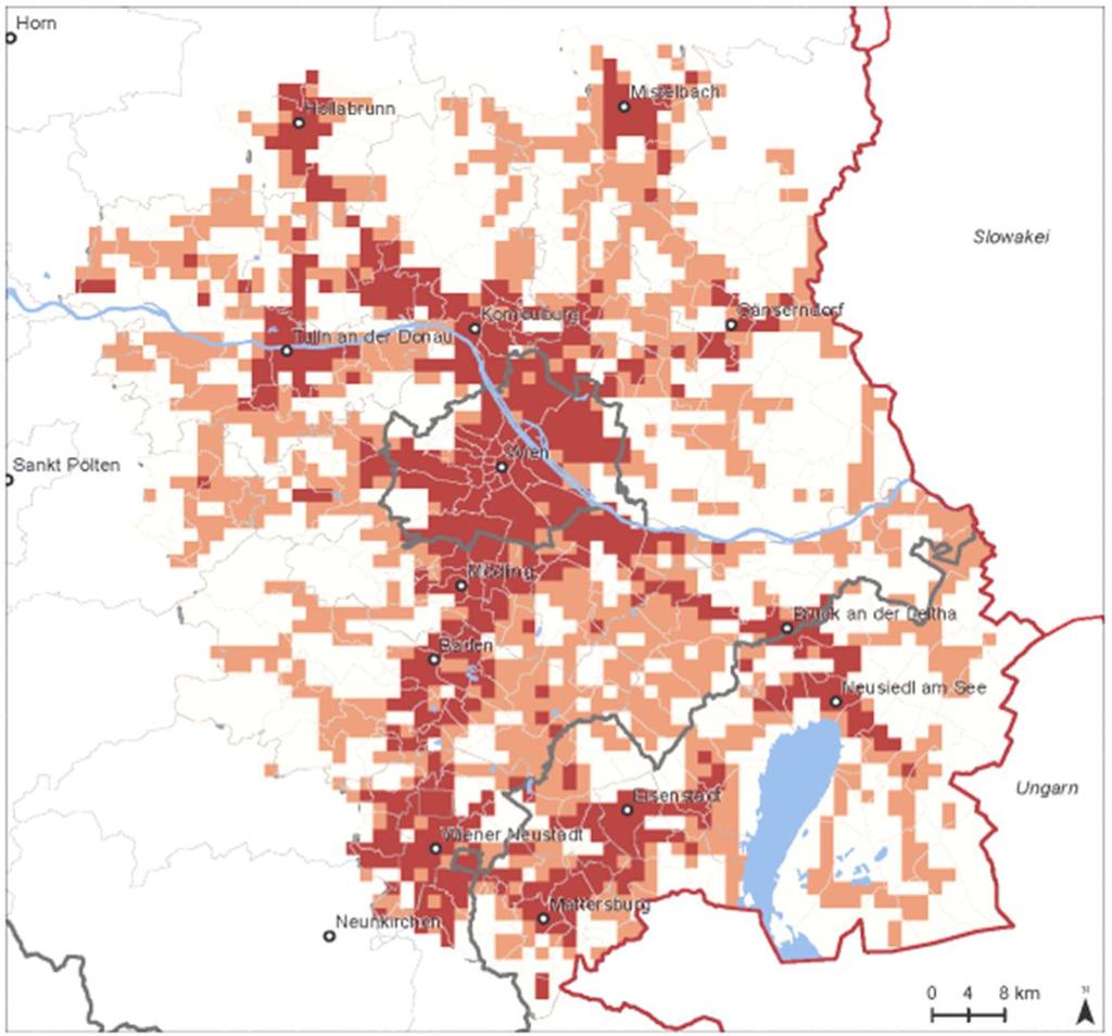 A sustainable structured urban region o with development axes, poly centric and complemantary facility areas o With strong centers o with moderate dynamic in the fringe and in between areas o With