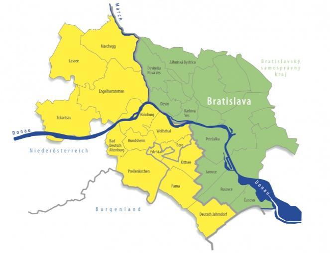 Twin City Region Vienna / Bratislava Cooperation structure