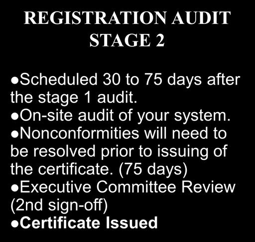 On-site audit of your system.