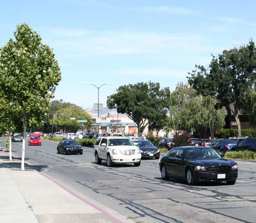 28) Streets surrounding the Transit Village include: Ygnacio Valley Road, a 90-foot wide (curb to curb), 6-lane route of regional significance with 10 ft.