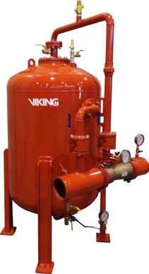 Bladder tanks are used extensively in the firefighting industry due to the effectiveness of the water/foam ratio remaining stable despite variable flow rates and pressure conditions that occur during