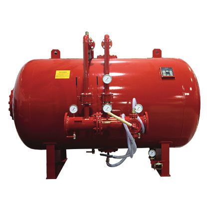 This feature makes bladder tanks particularly suitable for multiple hazard systems, sprinkler systems and any other system operating under variable, non-predictable flow and pressure conditions.