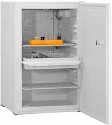 Laboratory Refrigerator without explosion-proof interior LABO-85 Variable temperature selection Standalone or undercounter installation 1 drawer and 2 shelves Condensate evaporation Automatic