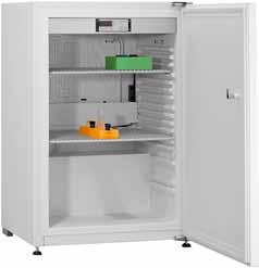 Laboratory Refrigerator without explosion-proof interior LABO-125 Standalone or undercounter installation Digital temperature display 2 shelves Visual and audible alarm signal Automatic defrosting