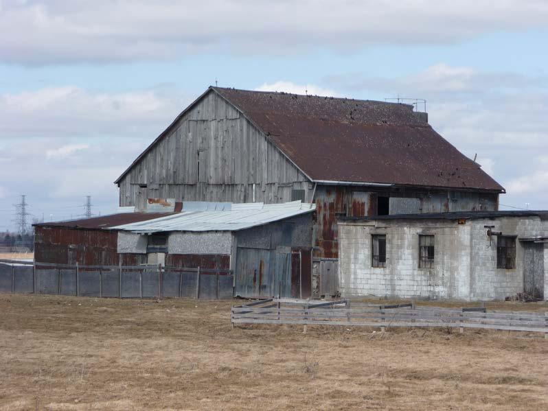 Figure 7: Bank barn located