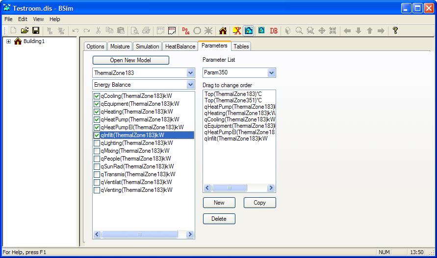 C Integration with BSim In BSim you export the data by: 1) Add relevant parameters to your