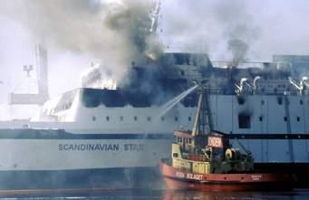 The History of Water Mist 1990: 7th April 158 people die during a fire on the Scandinavian Star (nearly 50% of all