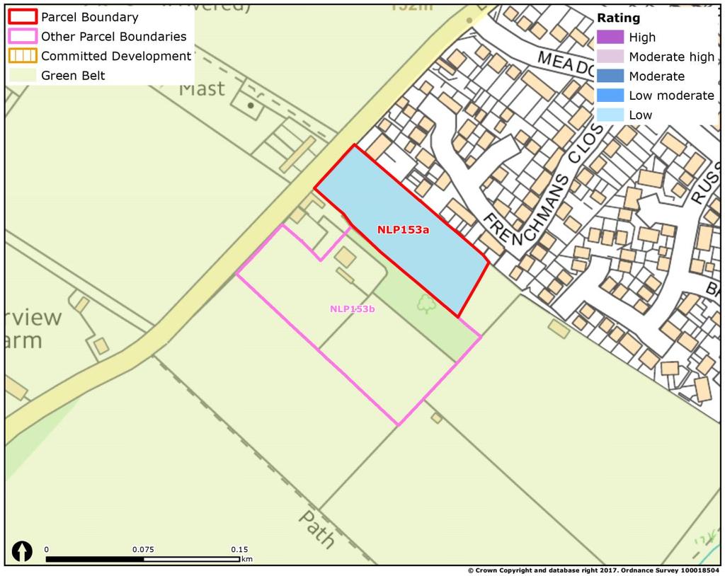 Site: NLP153 - Land to the south east of Leighton Rd Toddington Site size (ha): 2.