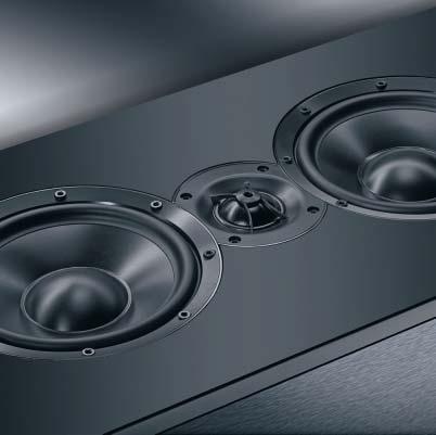 This helps the LCR 100-THX to achieve a level of efficiency far in excess of 90 decibels.