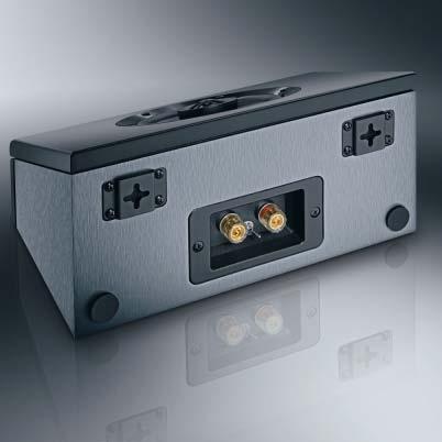 A subwoofer with an integrated tweeter, a so-called coaxial driver, is the best option here.