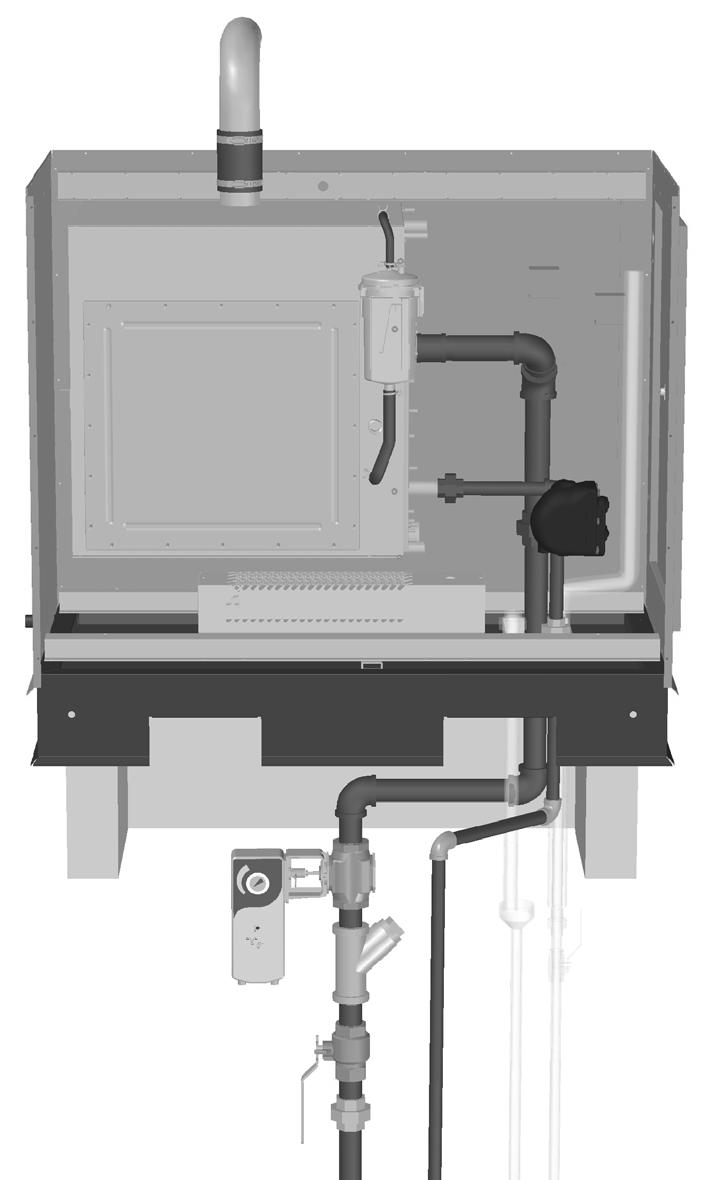 Boiler Steam and Boiler Condensate eturn Caution: See Boiler Steam and Boiler Condensate eturn on page 15 of SE Series Installation Manual for additional steam line installation requirements.