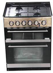 burner Flush mounting glass lid Rapid Oven heat up times Specifications Grill and Oven Burner Hotplate Burners Weight Oven Capacity Cut Out Dimensions Overall Dimensions Accessories MK3 Caprice 1.