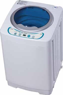 Major Appliances 240V Compact RV WASHING MACHINE 2.5KG Ideal for caravans & motorhomes, this easy to use Fully Automatic RV Washing Machine offers washing convenience wherever your travels take you.