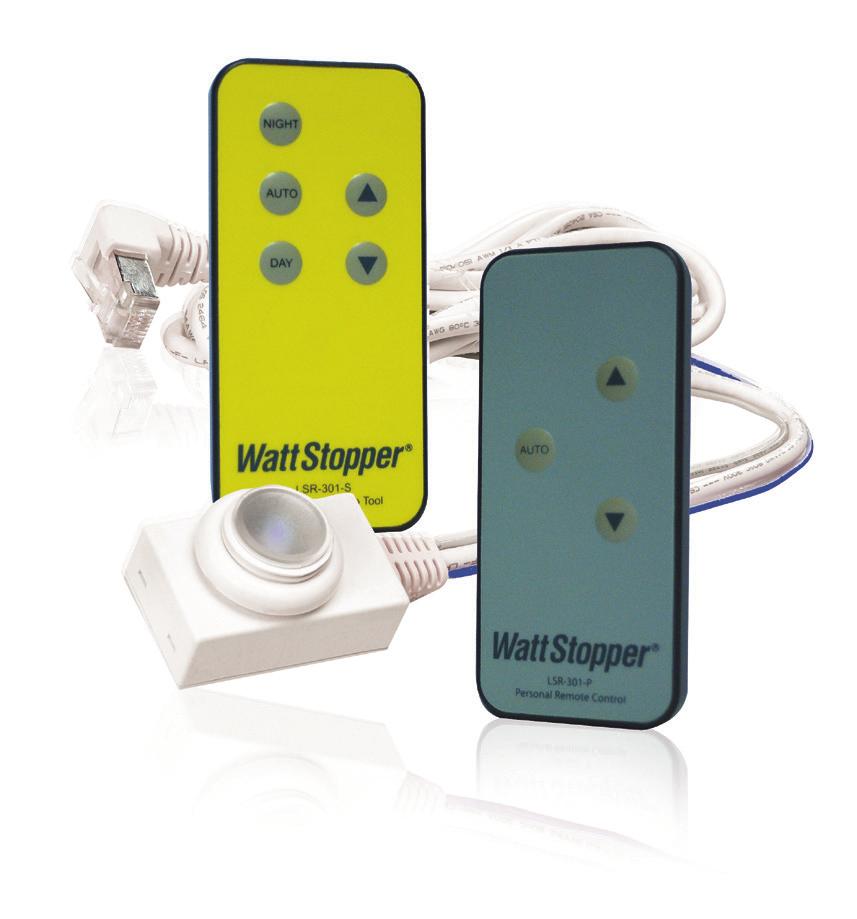 Fixture Integrated Daylight Dimming Photosensor Provides automatic dimming based on ambient light levels Works with optional occupant controls for temporary adjustments Handheld remote for quick,
