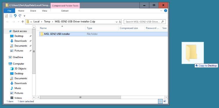 Choose Open with Windows Explorer, and hit OK : Any version of Windows from XP and