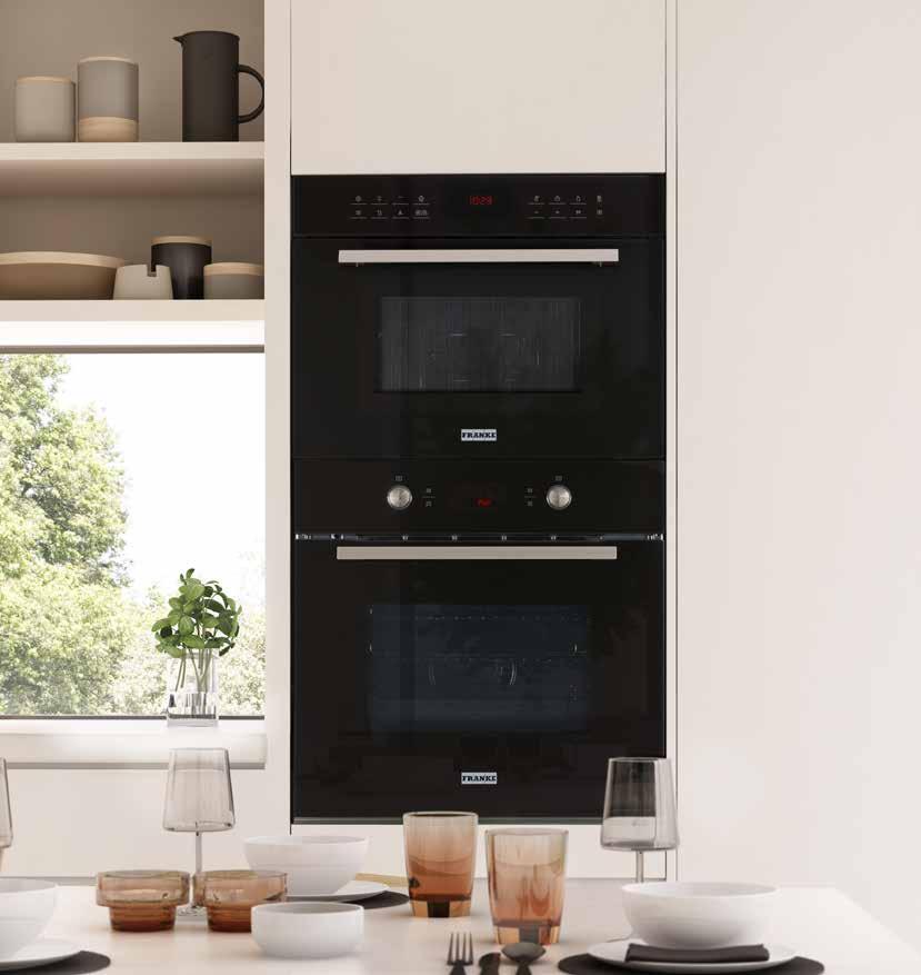 MICROWAVES For the ultimate in convenience, the Franke Built-in Microwave range combines grill and microwave functionality perfectly suited to the busy household.