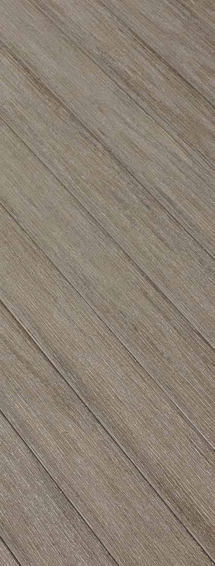 Installs like tongue-and-groove flooring TROPICAL HARDWOODS Rich, variegated colors with